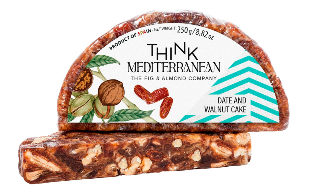 Date and walnut cake