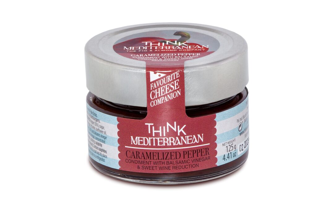 Caramelized Pepper Condiment with Balsamic Vinegar and Sweet Wine Reduction