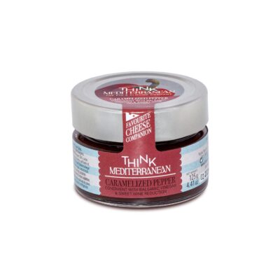 Caramelized Pepper Condiment with Balsamic Vinegar and Sweet Wine Reduction