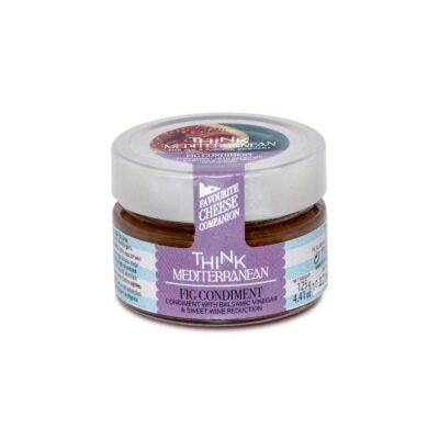 Fig Condiment with Balsamic Vinegar and Sweet Wine Reduction